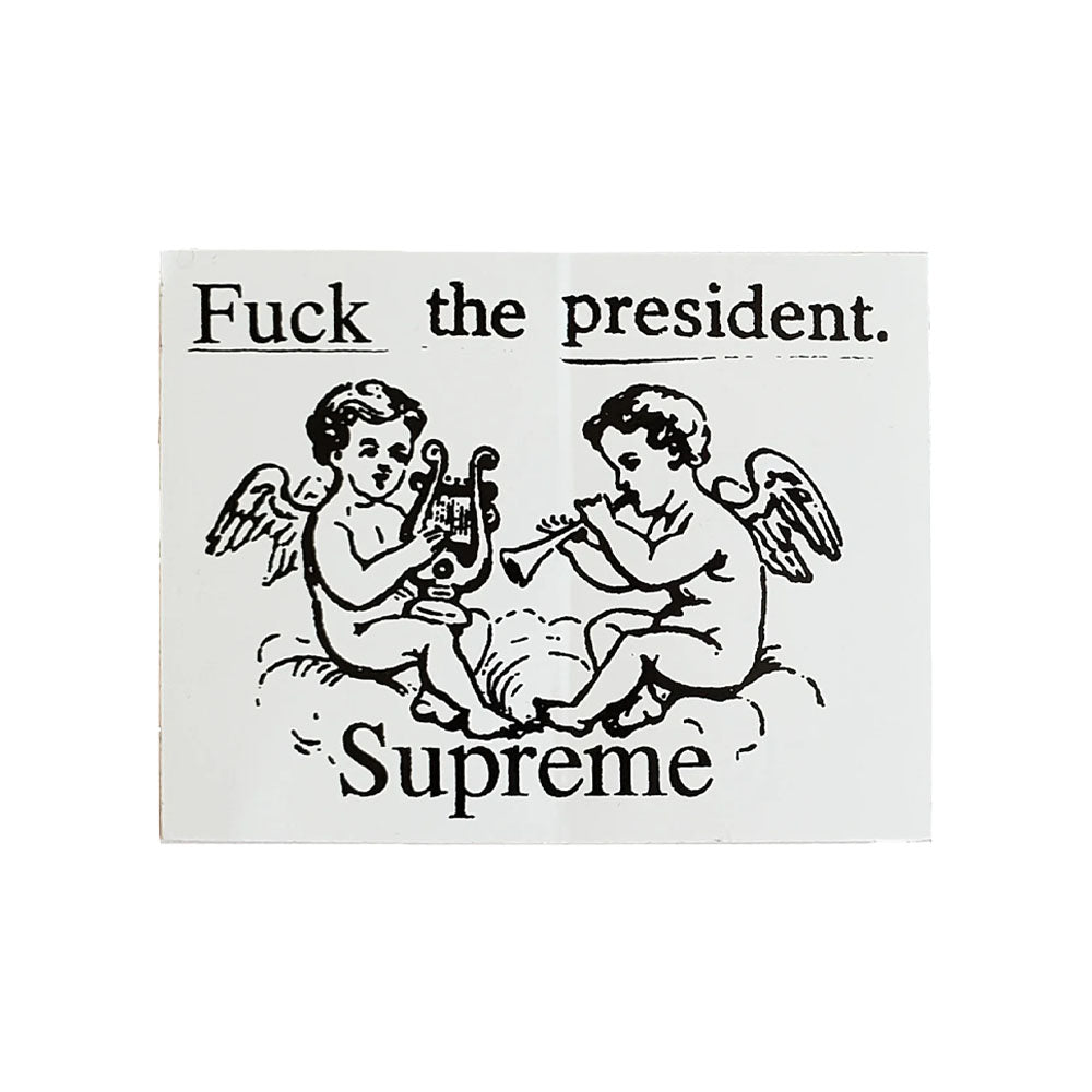 Supreme Fuck The President Stickers