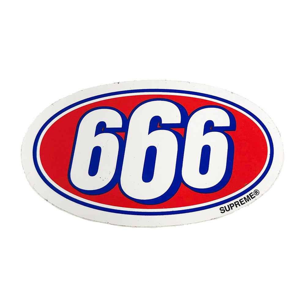 Supreme 666 Sticker