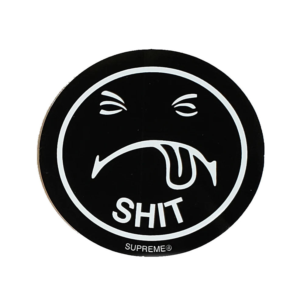 Supreme Shit Smiley Sticker