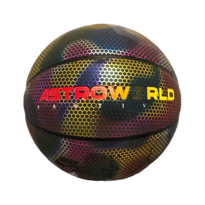 Travis-Scott-x-Nike-Basketball-Black-Multicolor-, pallone da basket di travis scott